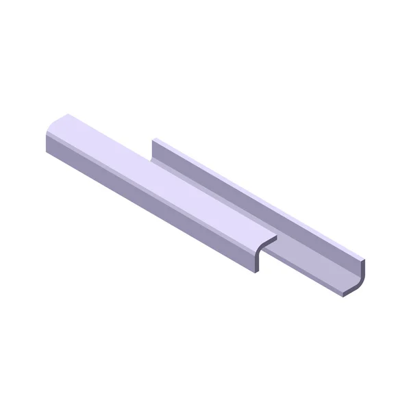 Metall Corner Bars Zusammensetzung — Stockvektor