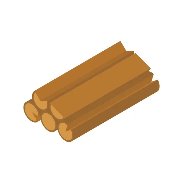 Κομμάτια από ξύλο σύνθεση — Διανυσματικό Αρχείο