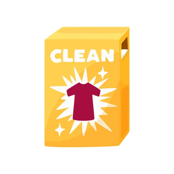 Temizleme Tozu Çamaşır Kompozisyonu — Stok Vektör