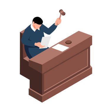 Gavel Kompozisyonu ile Hakim