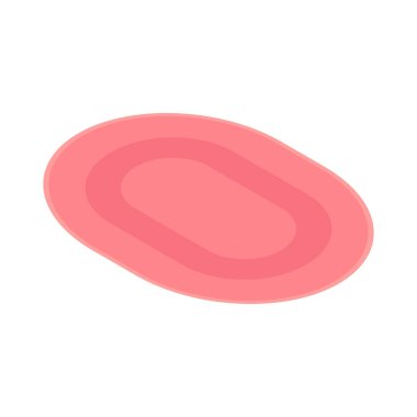 Isometric Oval Halı Bileşimi