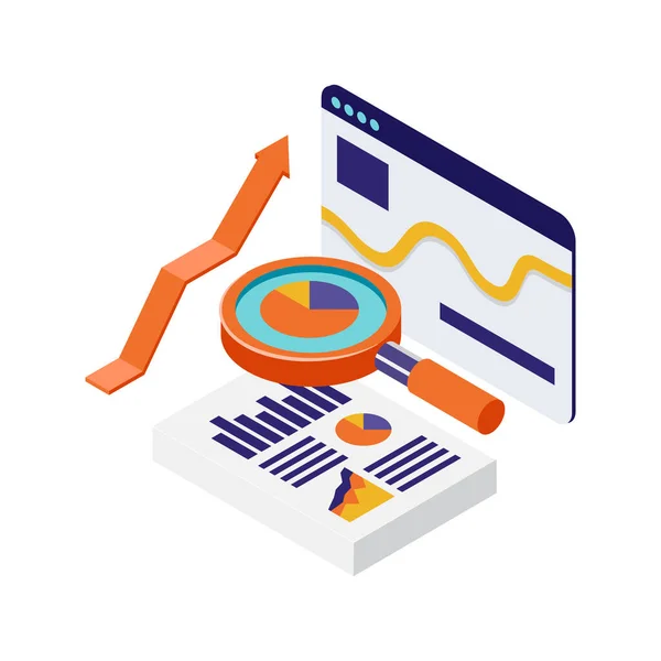 Composição dos mapas financeiros contabilísticos — Vetor de Stock