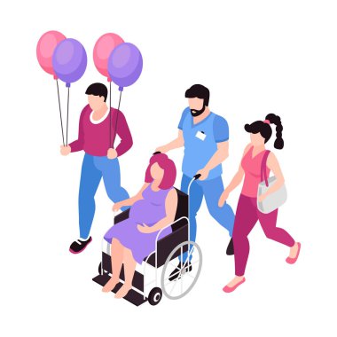 Mutlu taşıyıcı annelik Isometric Bestesi