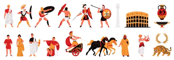 Starożytny zestaw rzymski — Wektor stockowy