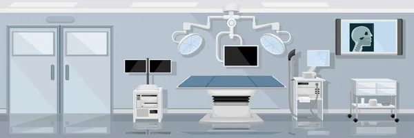 Illustration de salle d'opération médicale — Image vectorielle