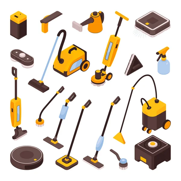 Schoonmaakgadgets Sets — Stockvector