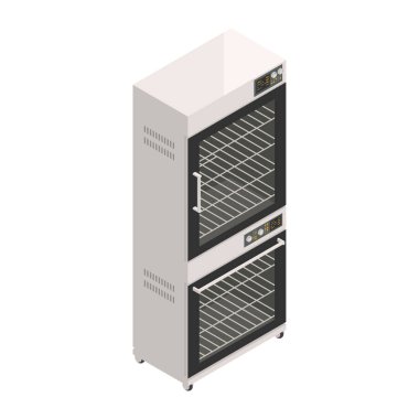 Fırın Isometric Kompozisyonu