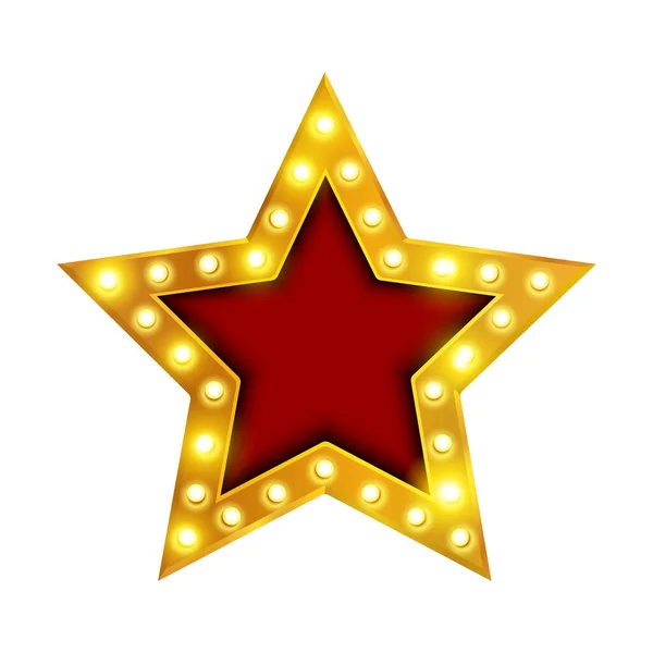 Composizione del Premio Star Contest — Vettoriale Stock