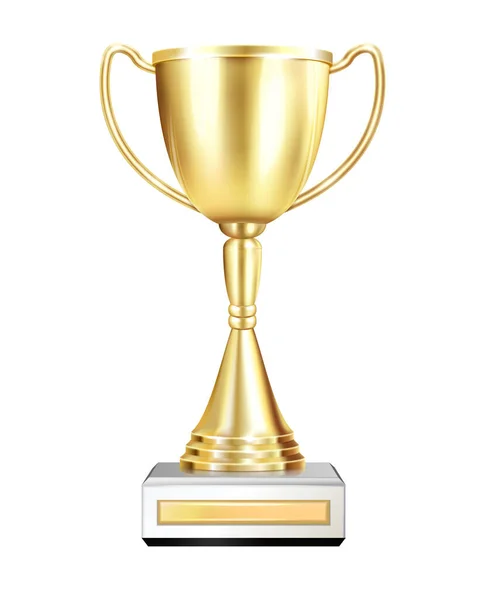 Composition du Golden Cup Award — Image vectorielle