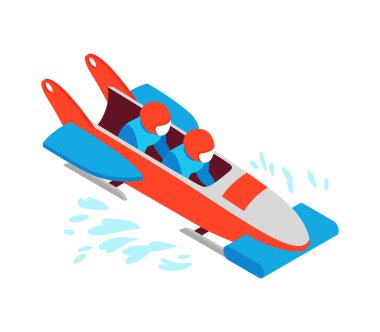Bobsleigh Kış Spor Kompozisyonu