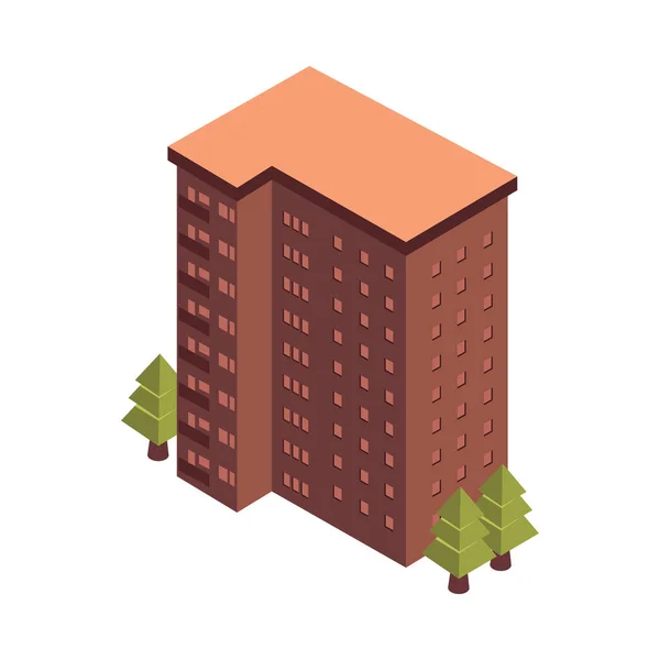 Appartement Maison Mortgage Composition — Image vectorielle