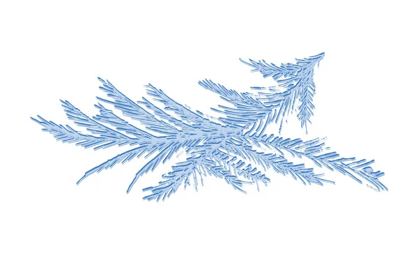 Composizione Hoarfrost Ice Frost — Vettoriale Stock