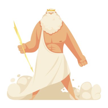 Antik Tanrı Zeus Kompozisyonu