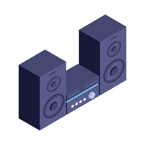 Sound System Household Composition — Stockvektor