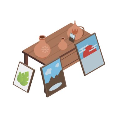 Sanat eseri Stall Bazaar Kompozisyonu