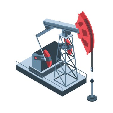 Petrol Pompası Isometric bileşimi