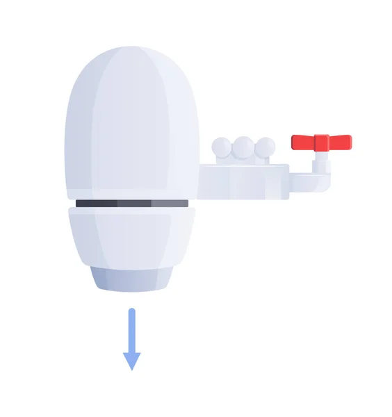 Wall Mount Filter Composition — Vettoriale Stock