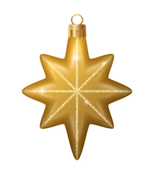 Goldenes Ritzel-Ornament — Stockvektor