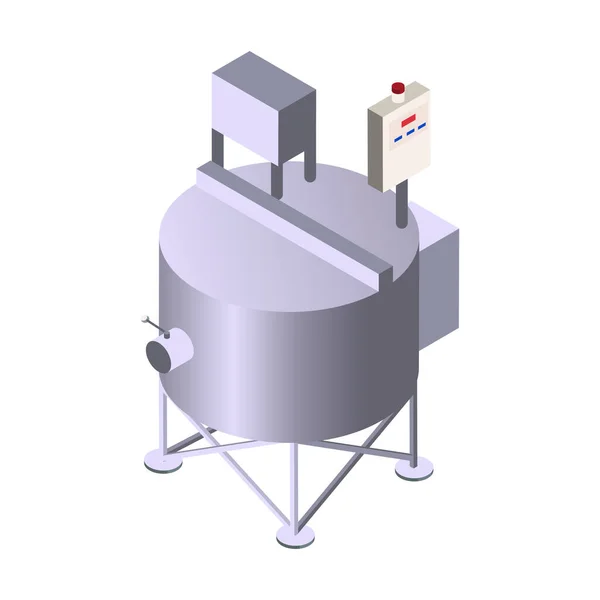 Dairy Production Brewer Composition — Stock vektor