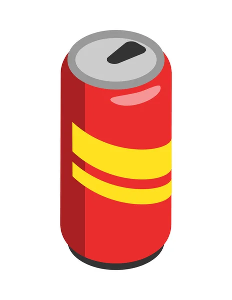 Beverage Drink Can Composition — Stock Vector