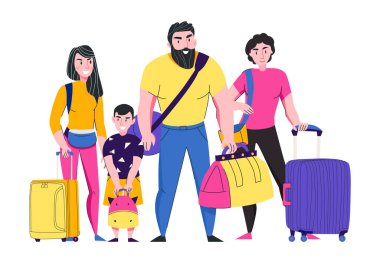 Aile Seyahat Kompozisyonu