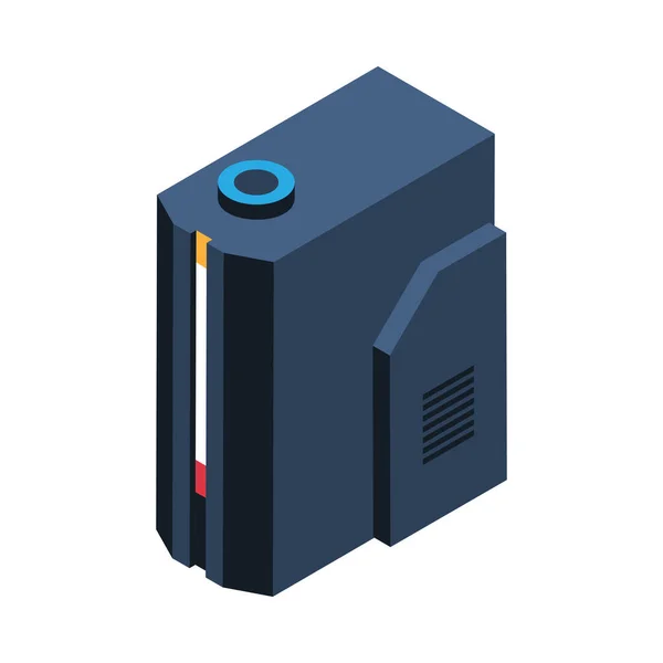 Gaming Console Isometric Composition — 스톡 벡터