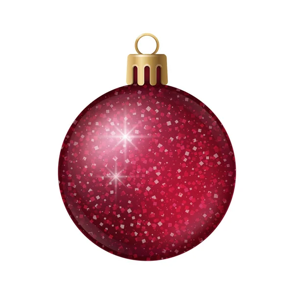 Christmas Ornament Vinous Composition — стоковый вектор