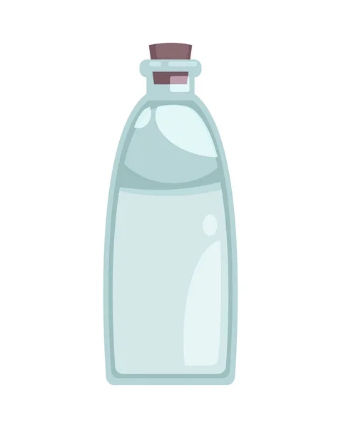 Skład butelki z wodą ekologiczną — Wektor stockowy