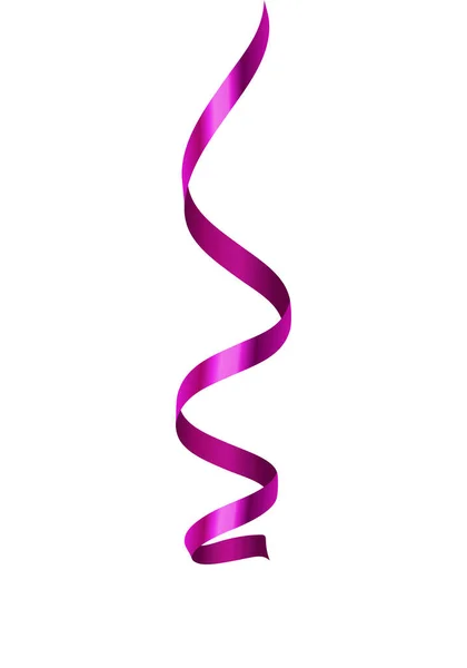 Завершена фіолетова стрічка — стоковий вектор