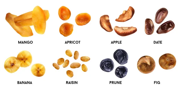 Set realista de frutos secos — Archivo Imágenes Vectoriales