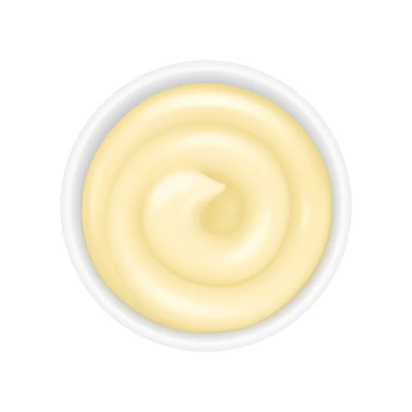 Mayonnaise Realistic Illustration — Stock Vector