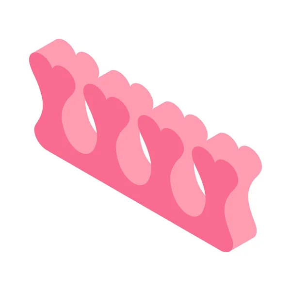 Divisor de dedo del pie icono — Vector de stock