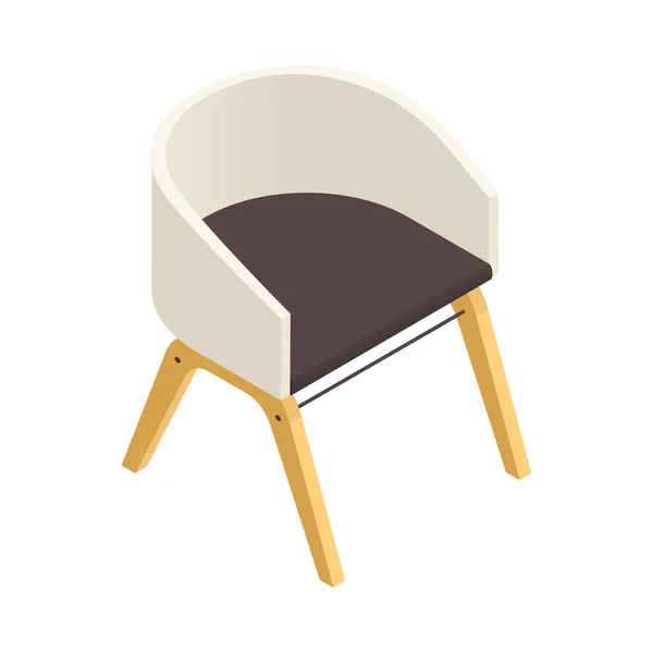 Loft fauteuil pictogram — Stockvector