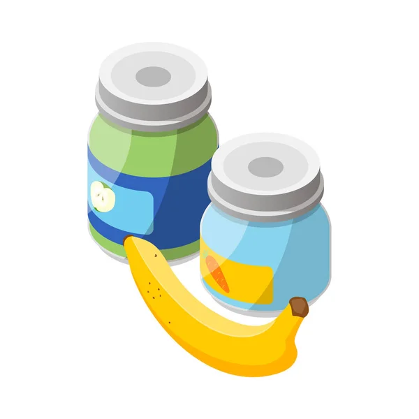 Baby Food Icon — Stock Vector