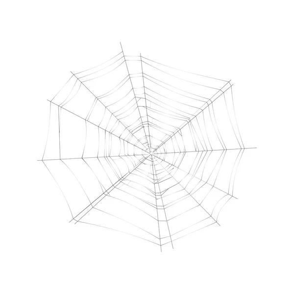 Realistisk Cobweb Illustration — Stock vektor