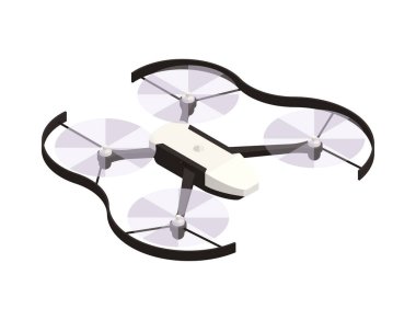 Drone Isometric İllüstrasyon