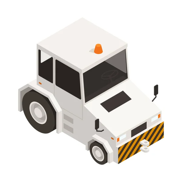 Airport Tractor Icon — Stock Vector