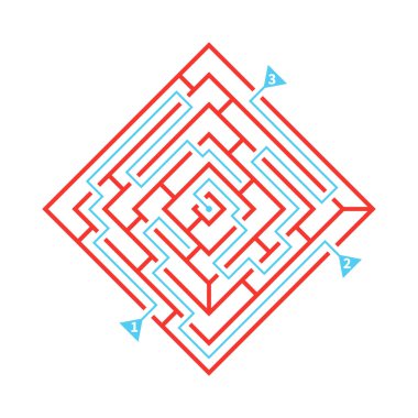 Labirent Düz Çizim