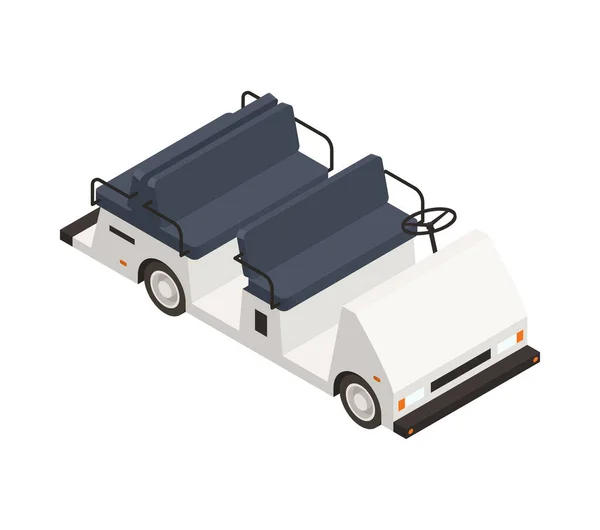 Fahrzeug-Ikone am Flughafen — Stockvektor
