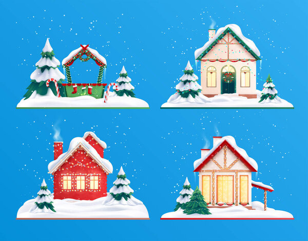 Christmas Houses Festive Collection