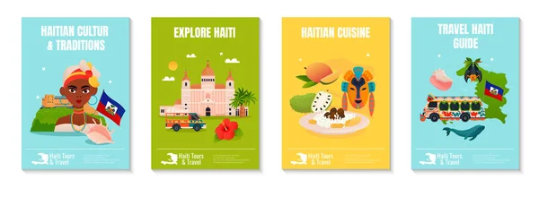 Haiti Design Concept — Vettoriale Stock