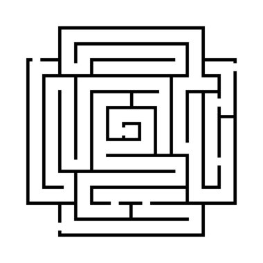 Labirent Düz Çizim