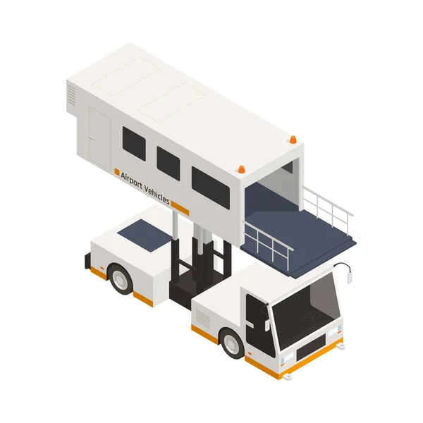 Airport Vehicle Icon — Stock Vector