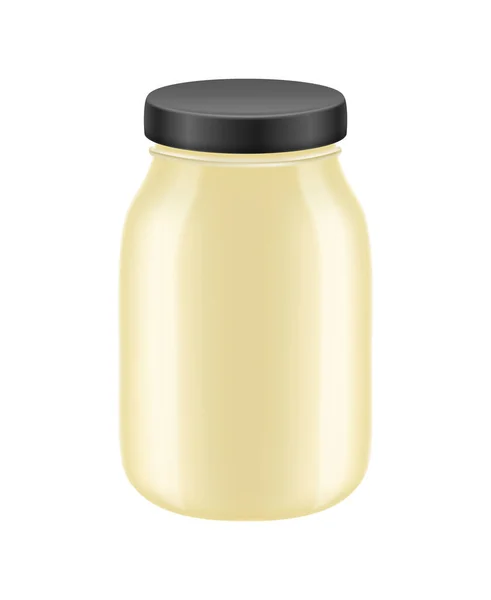 Mayonnaise Jar Εικονογράφηση — Διανυσματικό Αρχείο
