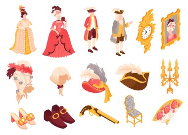 Rococo Dönemi Isometric Kümesi