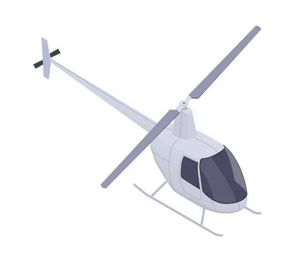 Icono isométrico del helicóptero — Vector de stock