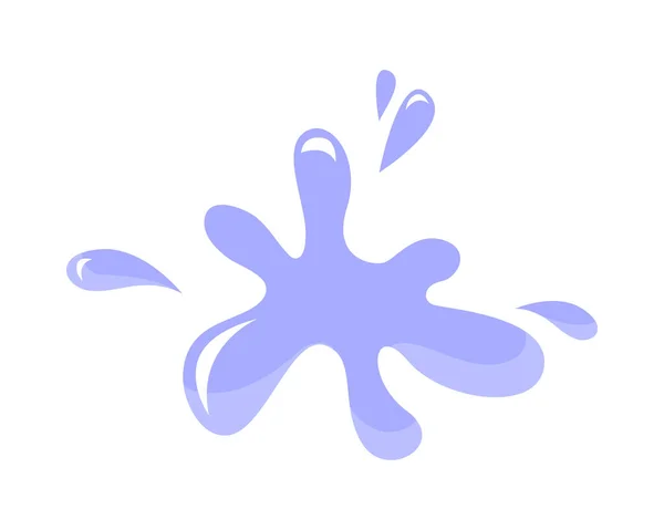 Water splash afbeelding — Stockvector