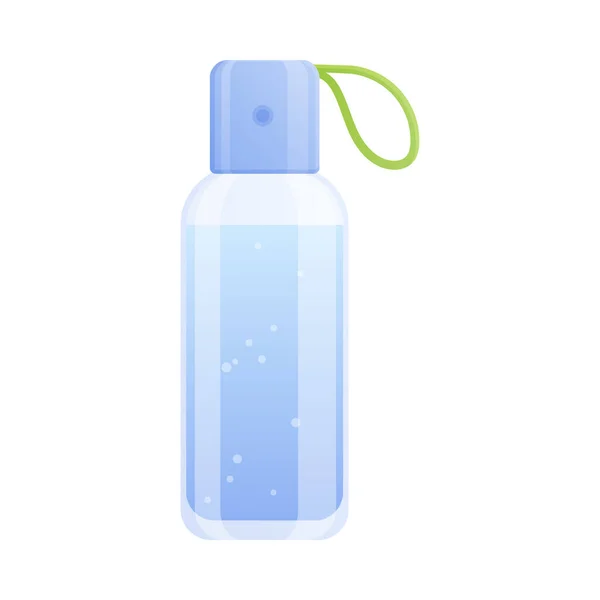 Płaskie butelki z wodą — Wektor stockowy