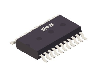 İzometrik Mikroçip Simgesi