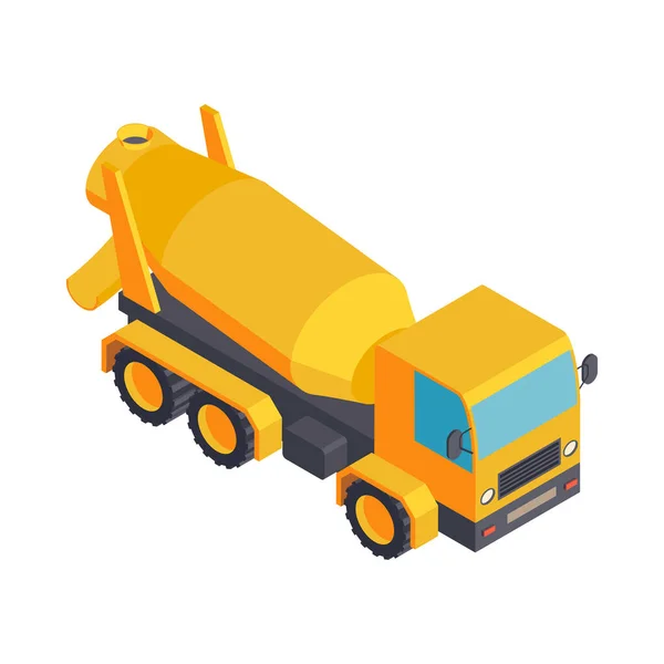 Mixer Truck Icon — Stock Vector